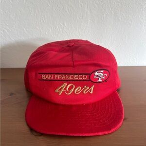 San Francisco 49ers 1990s Vintage Snapback Hat Cap Annco Professional Model NFL